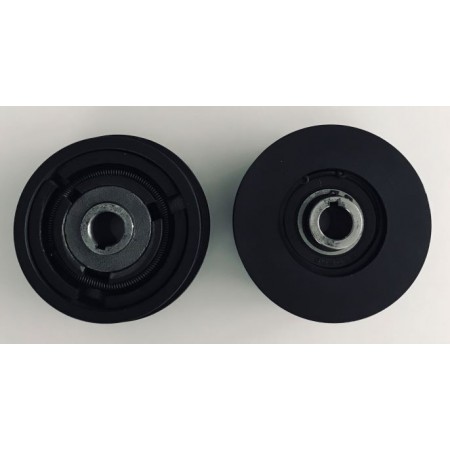 IŠCENTRINĖ SANKABA VIBROPLOKŠTEI, Ø115 MM, 19 MM VELENUI, 13 MM DIRŽUI
