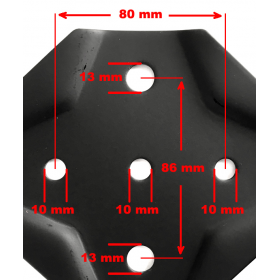 TRAKTORIAUS KAIRYSIS PEILIS TINKANTIS HUSQVARNA 54 cm DECK 42cale 107cm