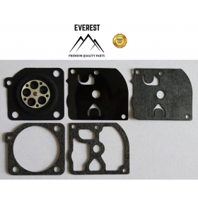 KARBIURATORIAUS MEMBRANOS KOMPLEKTAS ZAMA GND35 TINKANTIS DOLMAR P34, PS36, PS41, PS45 MAKITA DCS34, TINKANTIS HUSQVARNAI 343F, 343R, 345FX, 345R, 345RX TINKANTIS STIHL 021, 023, 025