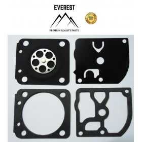 KARBIURATORIAUS MEMBRANOS KOMPLEKTAS ZAMA GND50 TINKA STIHL FS45, FS46, FS80, FS85, FS120, FS200, FS250, FS300, FS350, FS4128, HT70, HT75