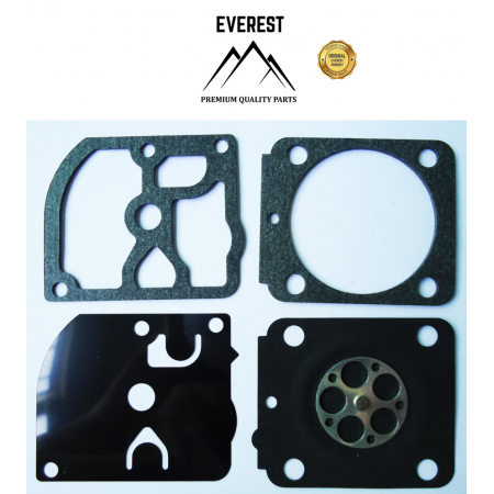 KARBIURATORIAUS MEMBRANOS KOMPLEKTAS ZAMA GND56 TINKA STIHL MS171, MS181, MS211, FS38, FS55 FS75, FS85, 85R, BG55, SP81