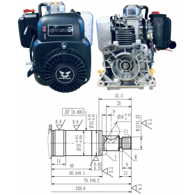 VARIKLIS ZONGSHEN NH150H 149cc 4.0 VELENAS