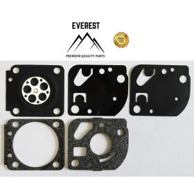 Karbiuratoriaus membranų komplektas ZAMA GND-12 PARTNER Colibri II MCCULLOCH Trimmac Colibri II DOLMAR MS-30 MAKITA DST300,DBC300