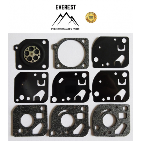 Karbiuratoriaus membranų komplektas ZAMA GND-18 TINKANTIS HUSQVARNAI 125B, 125BX, 125BVX, 125R, 128C, 128CD, 128L, 128RJ EFCO JET300, JET400 HOMELITE F2020, ST155