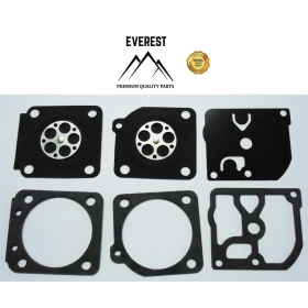 Karbiuratoriaus membranų komplektas ZAMA GND-33 TINKANTIS HUSQVARNAI 40, 45, 51, 55, 240R, 245R TINKANTIS STIHL MS170, MS180