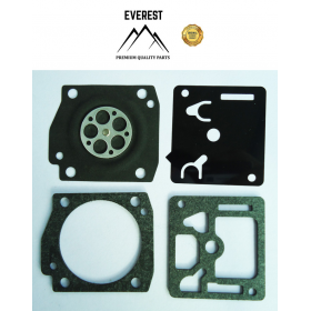 Karbiuratoriaus membranų komplektas ZAMA GND-65 TINKANTIS HUSQVARNAI 340, 340E, 345, 345E, 346, 346XP, 350, 351, 353
