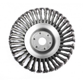 Plieninis piktžolių šepetys 15cm