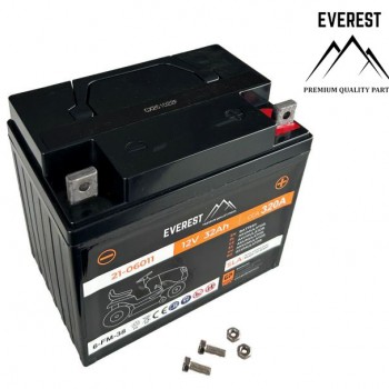 AGM akumuliatorius 12V 32Ah dešinys + Everest