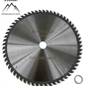 Universalus pjovimo diskas 60 dantys skersmens anga 25,4 mm plotis 255 mm storio 1,4 mm