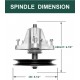 Peilio laikiklis (spindle) MTD / Cub Cadet / Murray (61804865A)