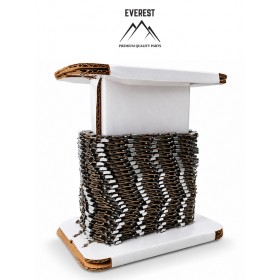 PJOVIMO GRANDINĖ RITĖJE EVEREST, 1/4″, 1,1 MM, 598 GRANDŽIŲ, 7,62 M – PUSIAU KALTINĖ