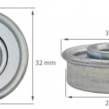 GUOLIS VEJAPJOVĖS RATUKO UNIVERSALUS SIAURAS 12,7 mm x 28,6 mm