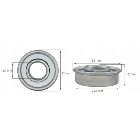 GUOLIS VEJAPJOVĖS RATUKO UNIVERSALUS SIAURAS 12,7 mm x 28,6 mm