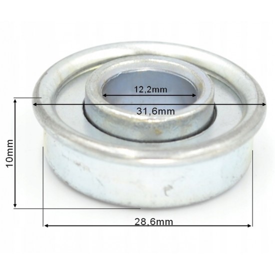 VEJAPJOVĖS RATŲ GUOLIS 12,2mm 28,6mm UNIVERSALUS