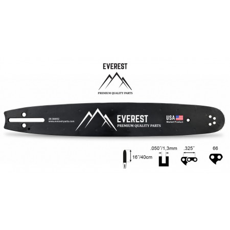 Pjovimo juosta EVEREST 400 mm (16″), .325″, 1,3 mm, 66 narelių
