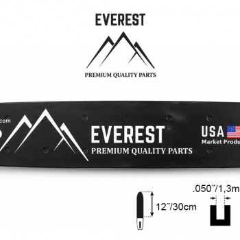 Pjovimo juosta EVEREST 300 mm (12″), 3/8″ LP, 1,3 mm, 45 narelių