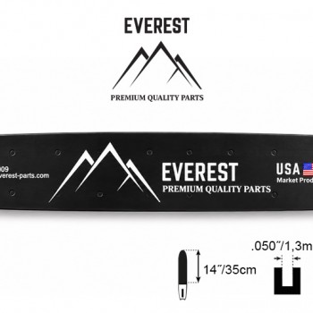 Pjovimo juosta EVEREST 350 mm (14″), 3/8″ LP, 1,3 mm, 52 narelių, A041