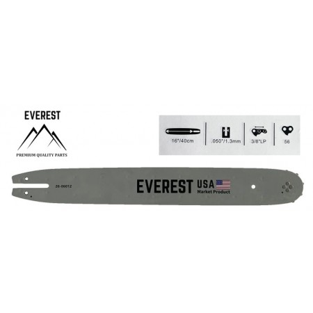 Pjovimo juosta EVEREST 400 mm (16″), 3/8″ LP, 1,3 mm, 56 narelių