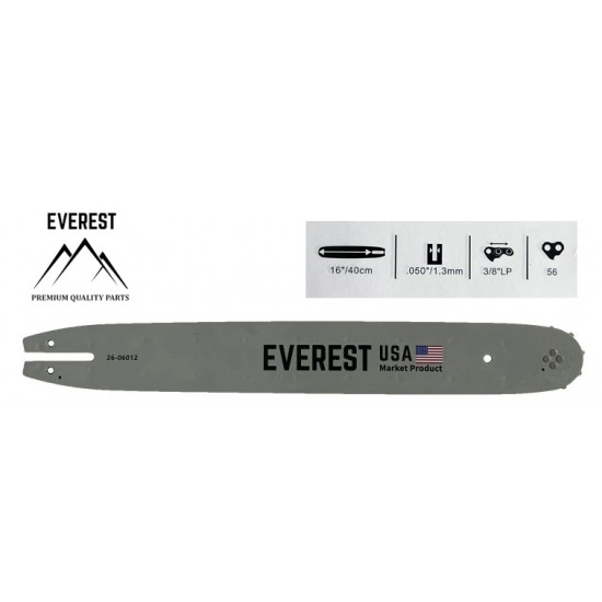 Pjovimo juosta EVEREST 400 mm (16″), 3/8″ LP, 1,3 mm, 56 narelių