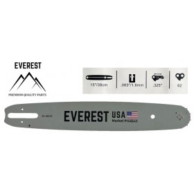 PJOVIMO JUOSTA TINKANTI STIHL 15″ / 380 MM, .325″, 1,6 MM, 62 NARELIŲ – EVEREST