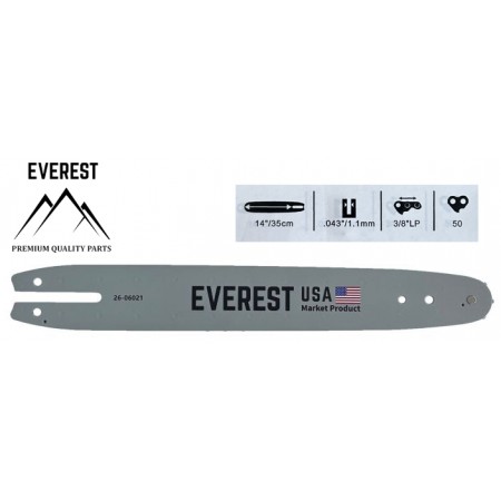 PJOVIMO JUOSTA 14"/ 35cm 3/8LP 1,1mm 50ogn. EVEREST STIHL  017, MS170, MS171, MSE140, E140