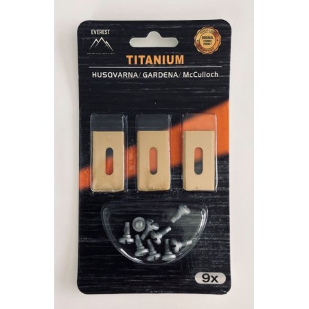 VEJOS ROBOTO PEILIUKAI TINKANTYS HUSQVARNA, GARDENA – 35 MM TITAN NEW, 9 VNT.