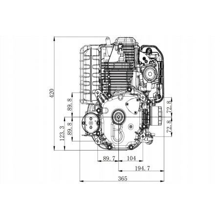 VARIKLIS ZONGSHEN XP380A 382cc 11,5