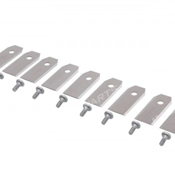 ROBOTO ŽOLIAPJOVĖS PEILIUKAI TINKANTYS HUSQVARNAI GARDENAI 43MM – RINKINYS 9 VNT.