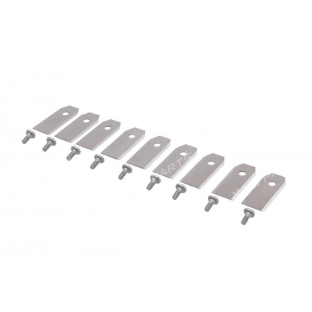 ROBOTO ŽOLIAPJOVĖS PEILIUKAI TINKANTYS HUSQVARNAI GARDENAI 43MM – RINKINYS 9 VNT.