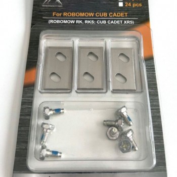 VEJOS ROBOTO PEILIUKAI TINKANTYS ROBOMOW RK, RKS, CUB CADET XR5 – EVEREST, 8 VNT.