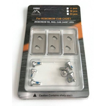 VEJOS ROBOTO PEILIUKAI TINKANTYS ROBOMOW RK, RKS, CUB CADET XR5 – EVEREST, 8 VNT.