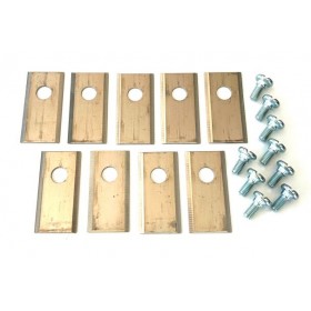 ROBOTO ŽOLIAPJOVĖS PEILIUKAI WORX PARKSIDE – RINKINYS 9 VNT.